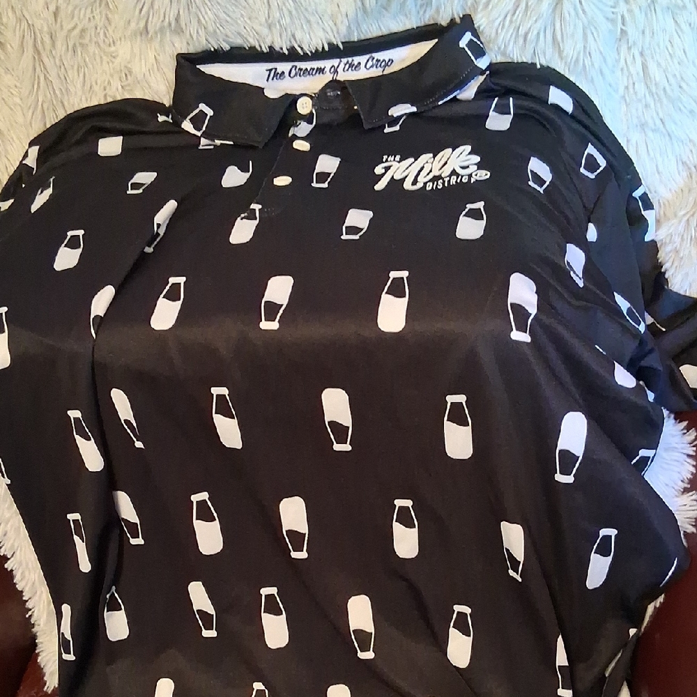 Black & White Polo Shirt